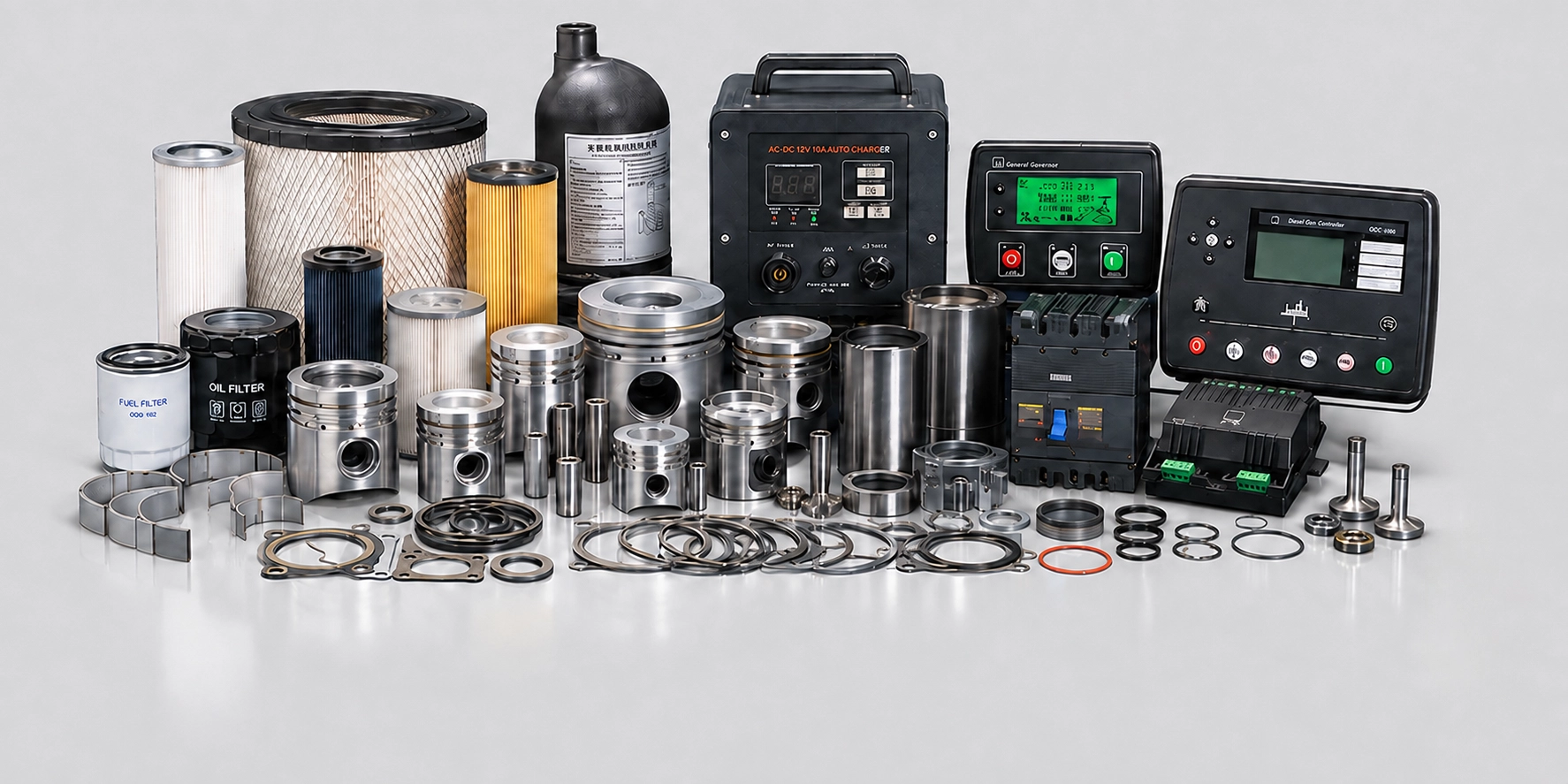 Generator accessories and spare parts supplied by Lotus Energy Atlas